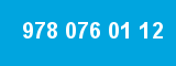978 076 01 12 978 076 01 12
